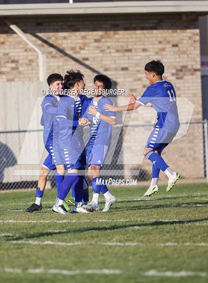 Thumbnail 2 in Fort Lupton vs Stargate School (CHSAA 3A Playoffs Rd1) photogallery.