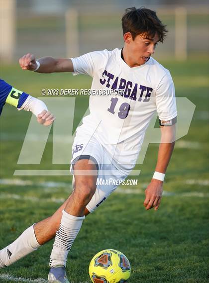 Thumbnail 1 in Fort Lupton vs Stargate School (CHSAA 3A Playoffs Rd1) photogallery.