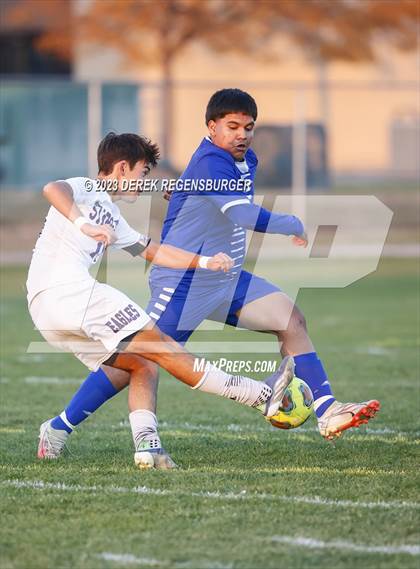 Thumbnail 1 in Fort Lupton vs Stargate School (CHSAA 3A Playoffs Rd1) photogallery.