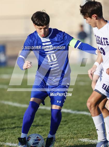 Thumbnail 2 in Fort Lupton vs Stargate School (CHSAA 3A Playoffs Rd1) photogallery.