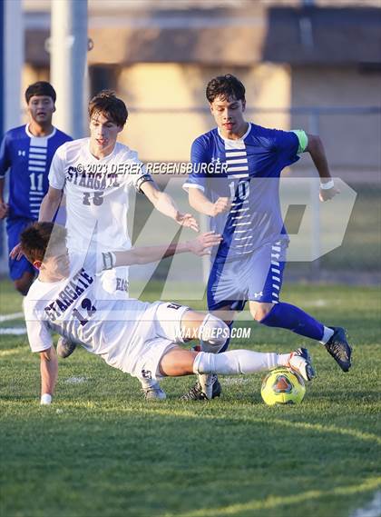 Thumbnail 3 in Fort Lupton vs Stargate School (CHSAA 3A Playoffs Rd1) photogallery.