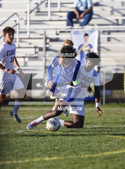 Thumbnail 1 in Fort Lupton vs Stargate School (CHSAA 3A Playoffs Rd1) photogallery.