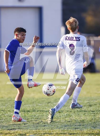 Thumbnail 3 in Fort Lupton vs Stargate School (CHSAA 3A Playoffs Rd1) photogallery.