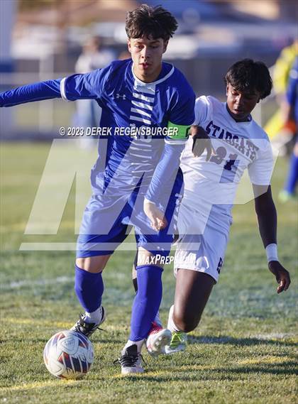 Thumbnail 1 in Fort Lupton vs Stargate School (CHSAA 3A Playoffs Rd1) photogallery.