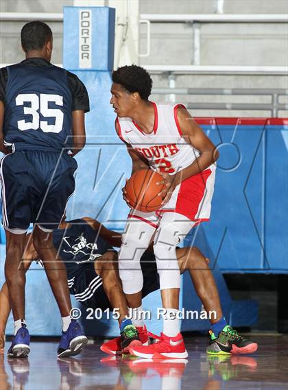 Thumbnail 1 in South Grand Prairie vs. SATCH HomeSchool (Thanksgiving Hoopfest) photogallery.