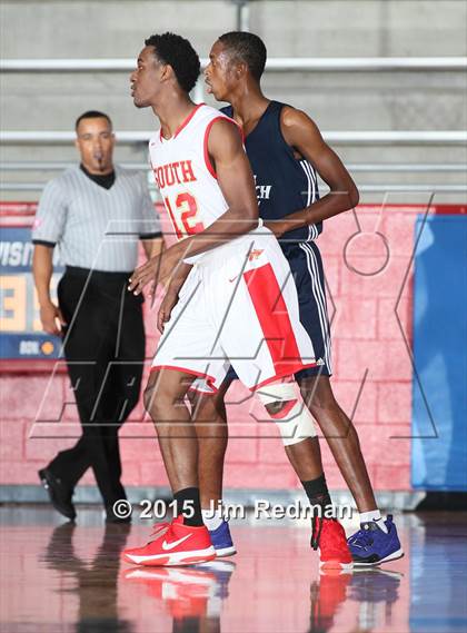 Thumbnail 2 in South Grand Prairie vs. SATCH HomeSchool (Thanksgiving Hoopfest) photogallery.