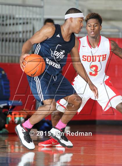 Thumbnail 1 in South Grand Prairie vs. SATCH HomeSchool (Thanksgiving Hoopfest) photogallery.