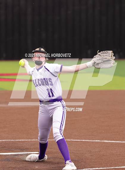 Thumbnail 2 in Lake Ridge vs. Timber Creek (UIL 6A D1 Girls Softball Bi-District) photogallery.