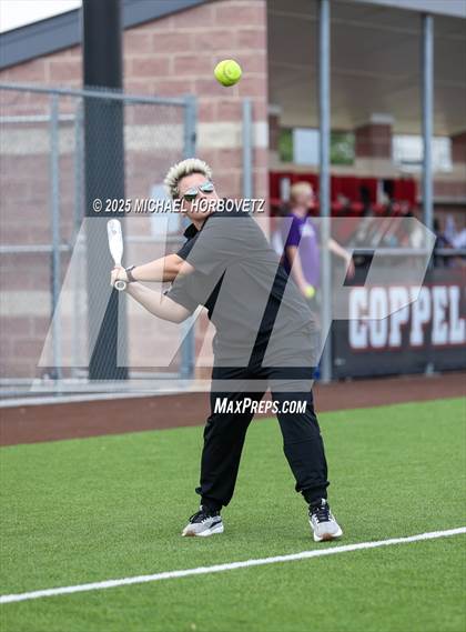 Thumbnail 2 in Lake Ridge vs. Timber Creek (UIL 6A D1 Girls Softball Bi-District) photogallery.