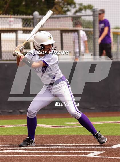 Thumbnail 2 in Lake Ridge vs. Timber Creek (UIL 6A D1 Girls Softball Bi-District) photogallery.