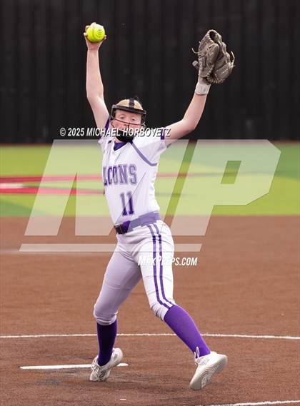 Thumbnail 1 in Lake Ridge vs. Timber Creek (UIL 6A D1 Girls Softball Bi-District) photogallery.