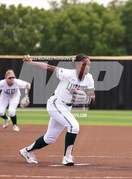 Thumbnail 3 in Lake Ridge vs. Timber Creek (UIL 6A D1 Girls Softball Bi-District) photogallery.