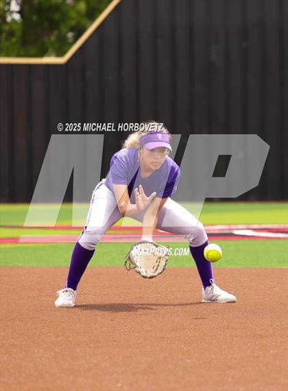 Thumbnail 3 in Lake Ridge vs. Timber Creek (UIL 6A D1 Girls Softball Bi-District) photogallery.