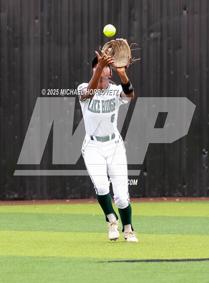 Thumbnail 2 in Lake Ridge vs. Timber Creek (UIL 6A D1 Girls Softball Bi-District) photogallery.