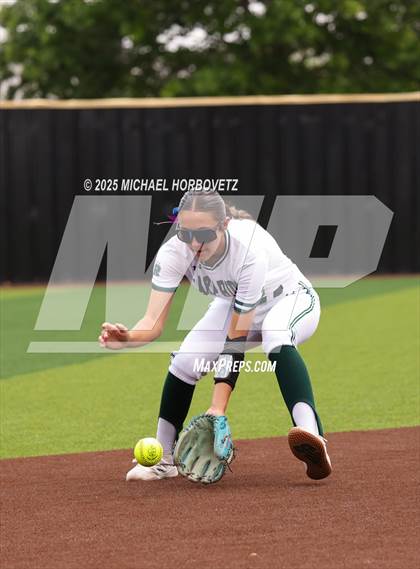 Thumbnail 2 in Lake Ridge vs. Timber Creek (UIL 6A D1 Girls Softball Bi-District) photogallery.