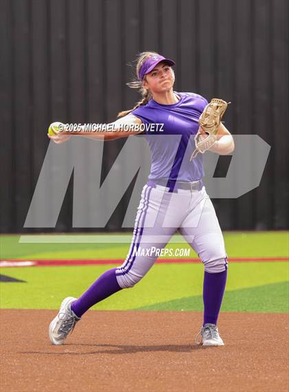 Thumbnail 2 in Lake Ridge vs. Timber Creek (UIL 6A D1 Girls Softball Bi-District) photogallery.
