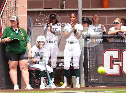 Thumbnail 2 in Lake Ridge vs. Timber Creek (UIL 6A D1 Girls Softball Bi-District) photogallery.