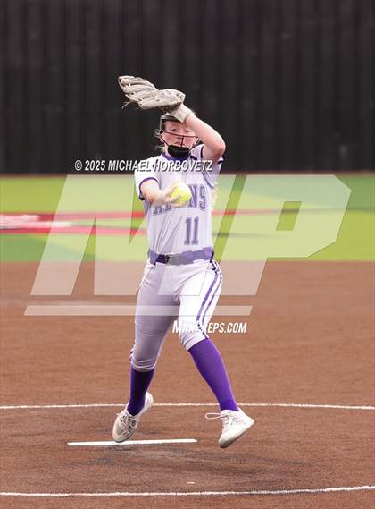 Thumbnail 2 in Lake Ridge vs. Timber Creek (UIL 6A D1 Girls Softball Bi-District) photogallery.