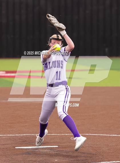 Thumbnail 3 in Lake Ridge vs. Timber Creek (UIL 6A D1 Girls Softball Bi-District) photogallery.