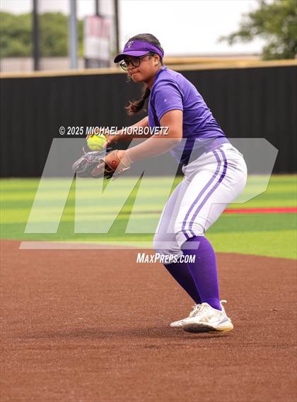 Thumbnail 2 in Lake Ridge vs. Timber Creek (UIL 6A D1 Girls Softball Bi-District) photogallery.
