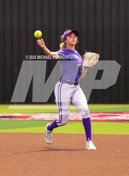 Thumbnail 2 in Lake Ridge vs. Timber Creek (UIL 6A D1 Girls Softball Bi-District) photogallery.