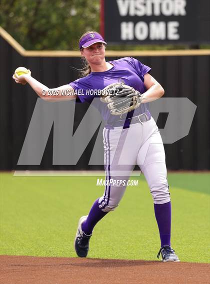 Thumbnail 3 in Lake Ridge vs. Timber Creek (UIL 6A D1 Girls Softball Bi-District) photogallery.