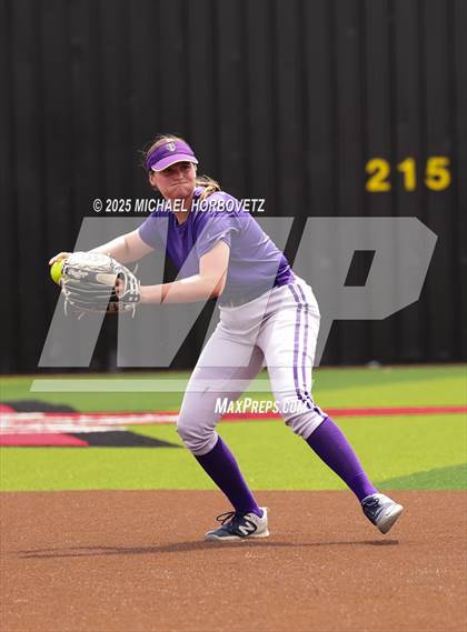 Thumbnail 2 in Lake Ridge vs. Timber Creek (UIL 6A D1 Girls Softball Bi-District) photogallery.