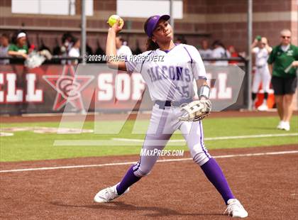 Thumbnail 2 in Lake Ridge vs. Timber Creek (UIL 6A D1 Girls Softball Bi-District) photogallery.