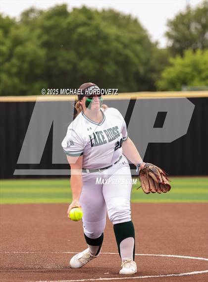 Thumbnail 1 in Lake Ridge vs. Timber Creek (UIL 6A D1 Girls Softball Bi-District) photogallery.