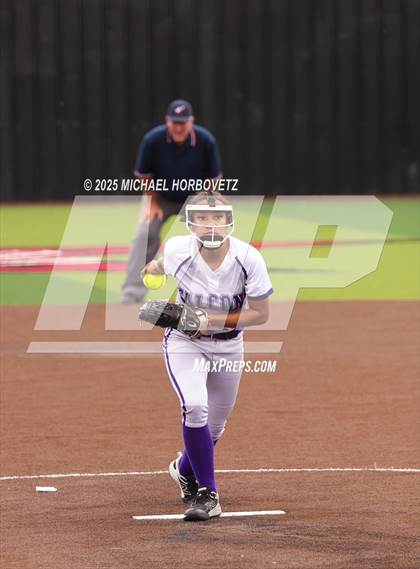 Thumbnail 1 in Lake Ridge vs. Timber Creek (UIL 6A D1 Girls Softball Bi-District) photogallery.