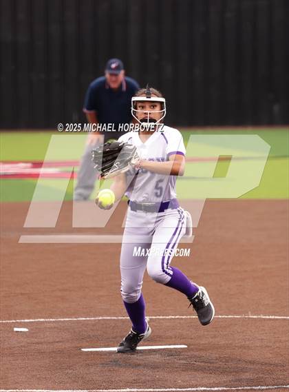 Thumbnail 2 in Lake Ridge vs. Timber Creek (UIL 6A D1 Girls Softball Bi-District) photogallery.