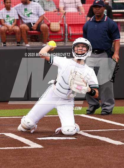 Thumbnail 2 in Lake Ridge vs. Timber Creek (UIL 6A D1 Girls Softball Bi-District) photogallery.