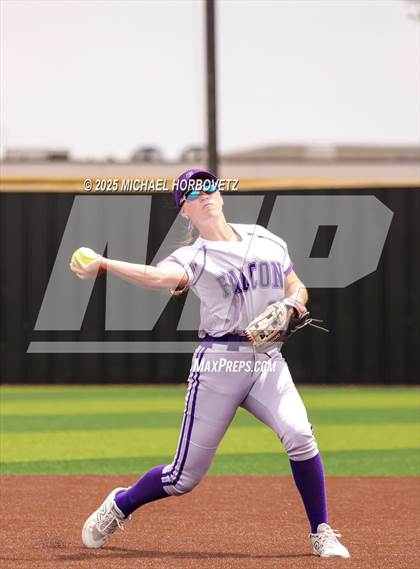 Thumbnail 2 in Lake Ridge vs. Timber Creek (UIL 6A D1 Girls Softball Bi-District) photogallery.