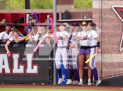 Thumbnail 2 in Lake Ridge vs. Timber Creek (UIL 6A D1 Girls Softball Bi-District) photogallery.