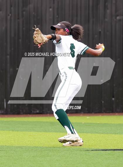 Thumbnail 3 in Lake Ridge vs. Timber Creek (UIL 6A D1 Girls Softball Bi-District) photogallery.