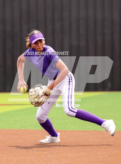 Thumbnail 2 in Lake Ridge vs. Timber Creek (UIL 6A D1 Girls Softball Bi-District) photogallery.