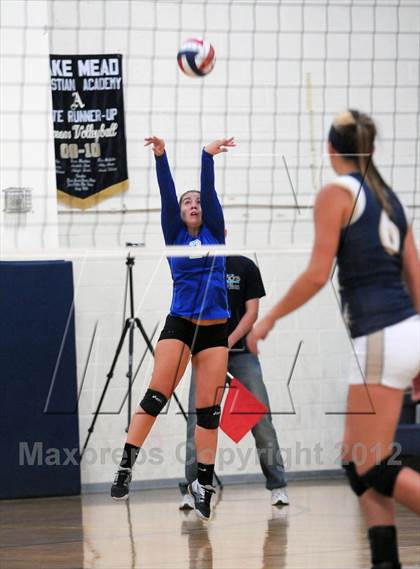 Thumbnail 3 in Calvary Chapel Christian vs Lake Mead Academy (LMCA Fall Classic) photogallery.