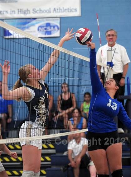 Thumbnail 3 in Calvary Chapel Christian vs Lake Mead Academy (LMCA Fall Classic) photogallery.