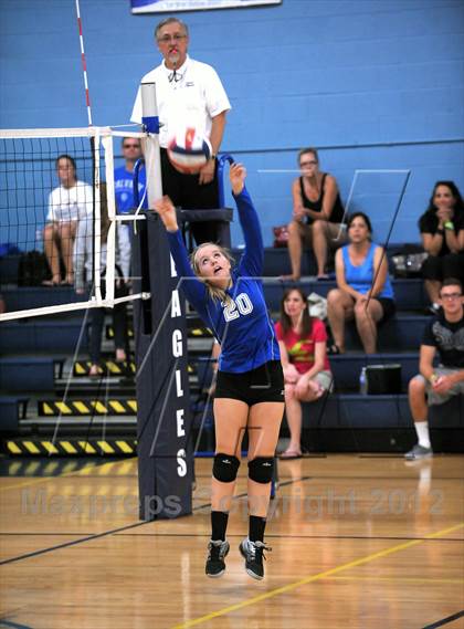 Thumbnail 2 in Calvary Chapel Christian vs Lake Mead Academy (LMCA Fall Classic) photogallery.