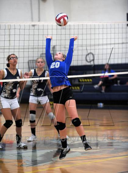 Thumbnail 1 in Calvary Chapel Christian vs Lake Mead Academy (LMCA Fall Classic) photogallery.