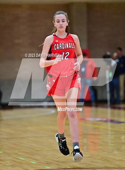 Thumbnail 1 in (CHSAA 3A Girls Basketball First Round) Grand Valley vs Vanguard photogallery.