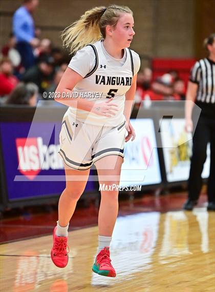 Thumbnail 1 in (CHSAA 3A Girls Basketball First Round) Grand Valley vs Vanguard photogallery.