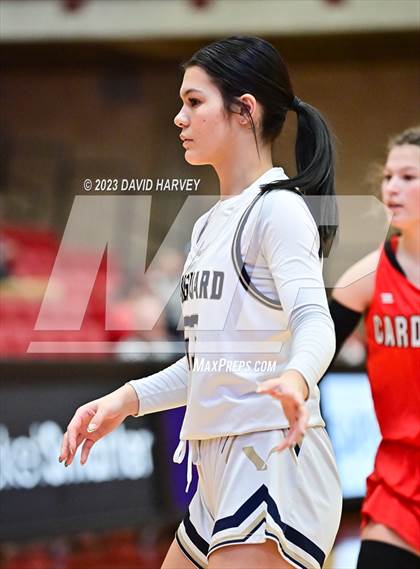 Thumbnail 3 in (CHSAA 3A Girls Basketball First Round) Grand Valley vs Vanguard photogallery.