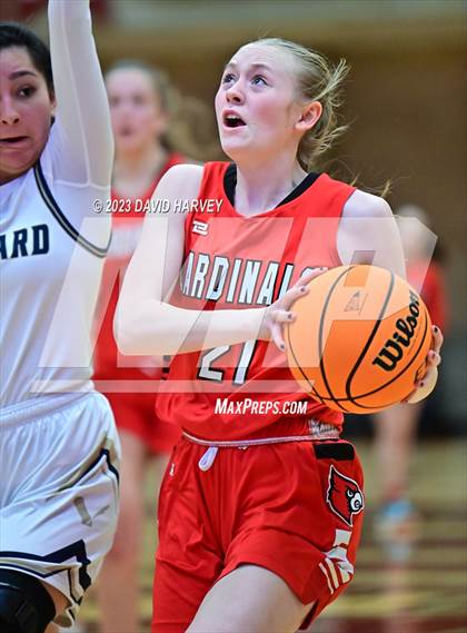 Thumbnail 3 in (CHSAA 3A Girls Basketball First Round) Grand Valley vs Vanguard photogallery.
