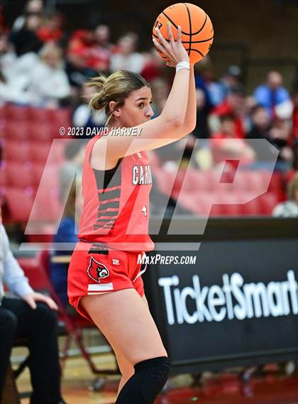 Thumbnail 2 in (CHSAA 3A Girls Basketball First Round) Grand Valley vs Vanguard photogallery.