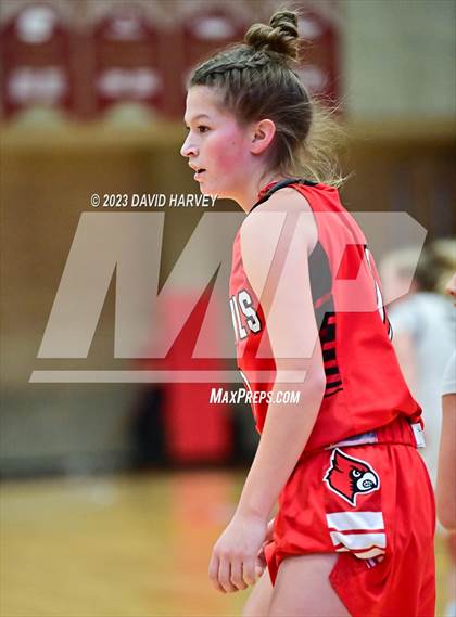 Thumbnail 3 in (CHSAA 3A Girls Basketball First Round) Grand Valley vs Vanguard photogallery.