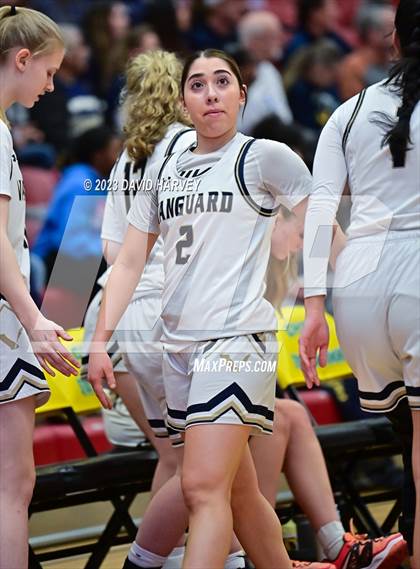 Thumbnail 2 in (CHSAA 3A Girls Basketball First Round) Grand Valley vs Vanguard photogallery.