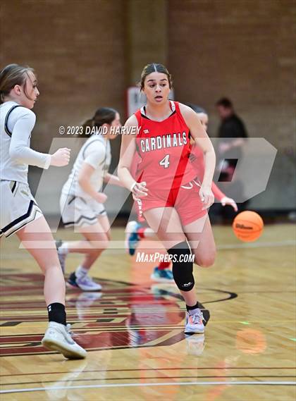 Thumbnail 1 in (CHSAA 3A Girls Basketball First Round) Grand Valley vs Vanguard photogallery.