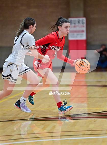Thumbnail 3 in (CHSAA 3A Girls Basketball First Round) Grand Valley vs Vanguard photogallery.