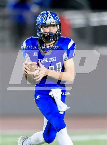 Thumbnail 2 in Yoakum vs. George West (UIL 3A Area Playoffs) photogallery.